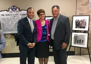 Dr. King's Last Flight historical marker dedication ceremony