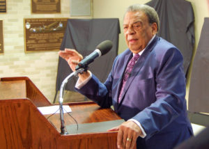 Dr. King's Last Flight historical marker dedication ceremony