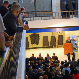 Dr. King's Last Flight historical marker dedication ceremony