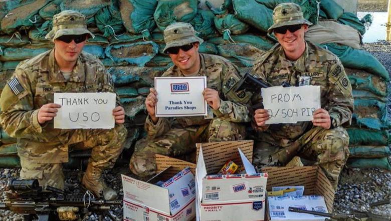 Paradies Support our Troops USO program