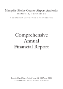 2007 Annual Comprehensive Financial Report