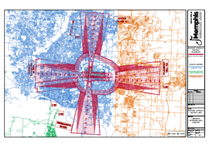 Airport Overlay District Map (Memphis International Airport)
