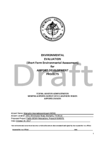FAA Environmental Assessment Report 12-2017