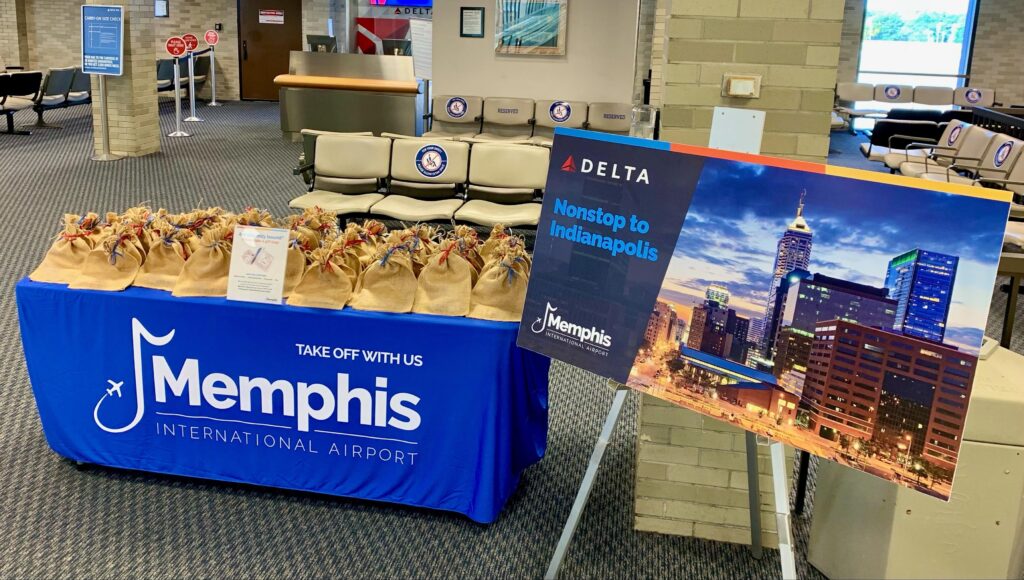 MEM to IND gift bags