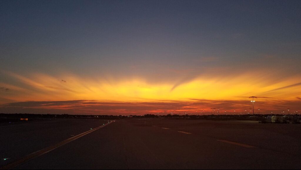 Sunset at MEM