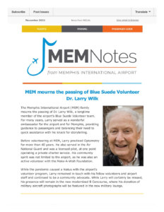 MEM Notes October / November 2021