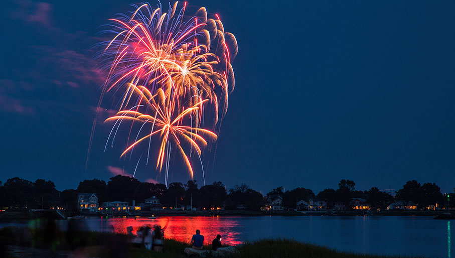 Fourth of July fireworks