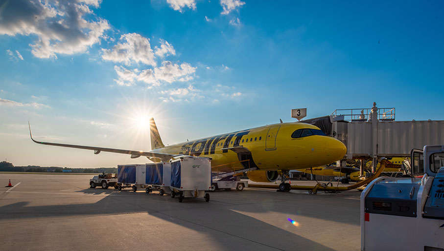 Spirit to DFW flight launch - 11Jul24